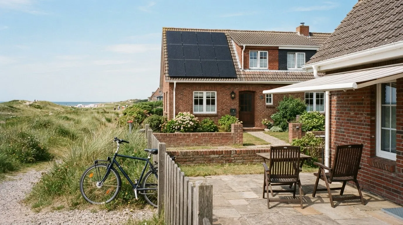 Ferienwohnung und Ferienhaus mit PV-Anlage: Steuerfreiheit, Strom für Gäste und die offenen Fragen
