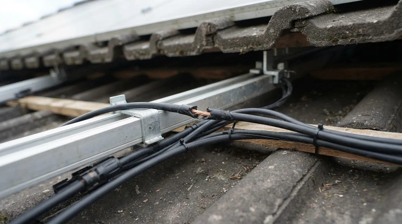 Marderbiss an PV-Kabeln: erkennen, reparieren lassen, richtig schützen